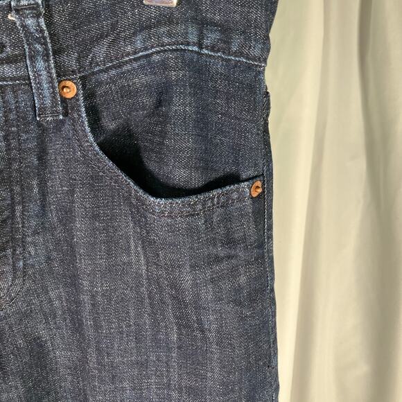 Lucky Brand 121 Heritage Slim Jeans Mens 28x32 Dark Wash Denim Mid Rise - Picture 5 of 16